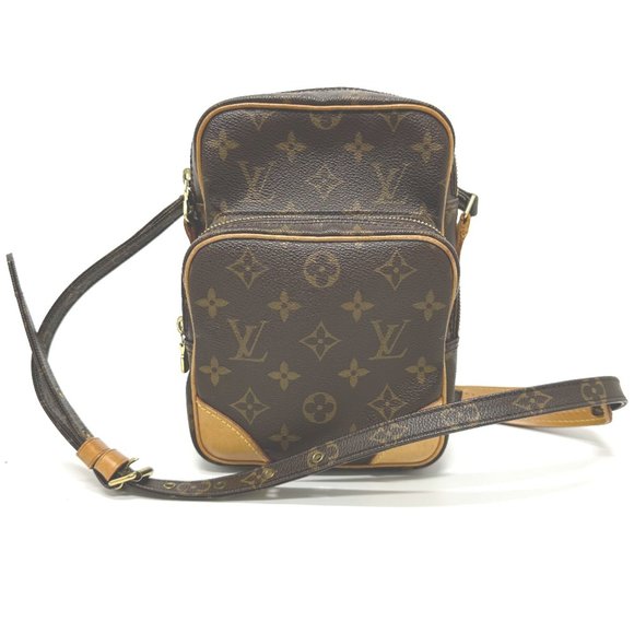 Louis Vuitton M45236 Monogram Pochette Crossbody bag Shoulder Bag Brown - Picture 1 of 10